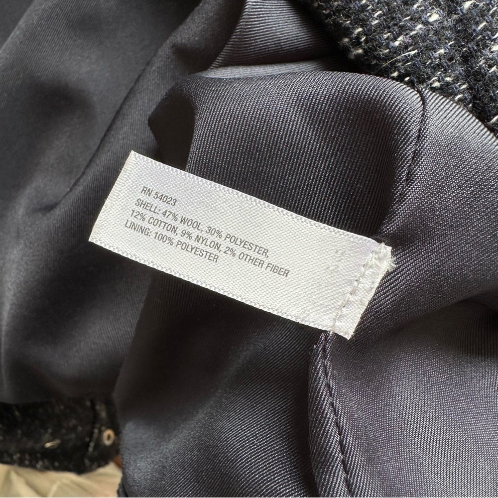 GAP wool blend moto jacket - Picture 7 of 8